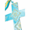 Ceramic enameled bas-relief Cross