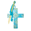 Ceramic enameled bas-relief Cross